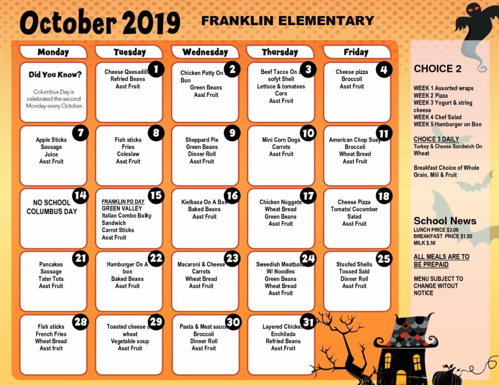 october-menu-franklin-elementary-school